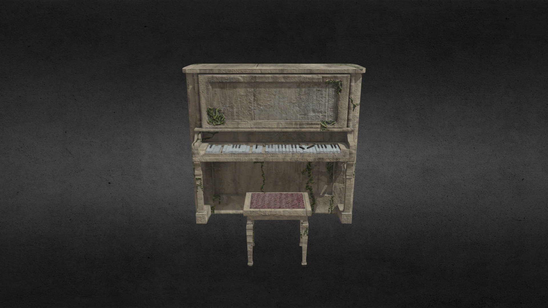 Old piano - 3D model by Vxnity [78b697c] - Sketchfab