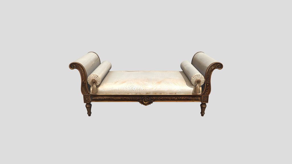 ornate upholstered chaise lounge