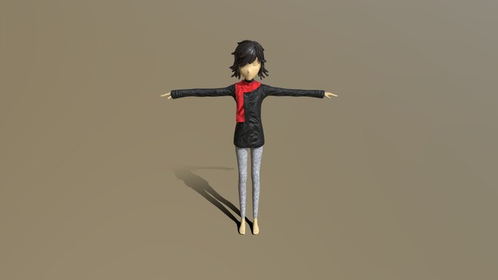 Girl A Sketchfab 3D Model