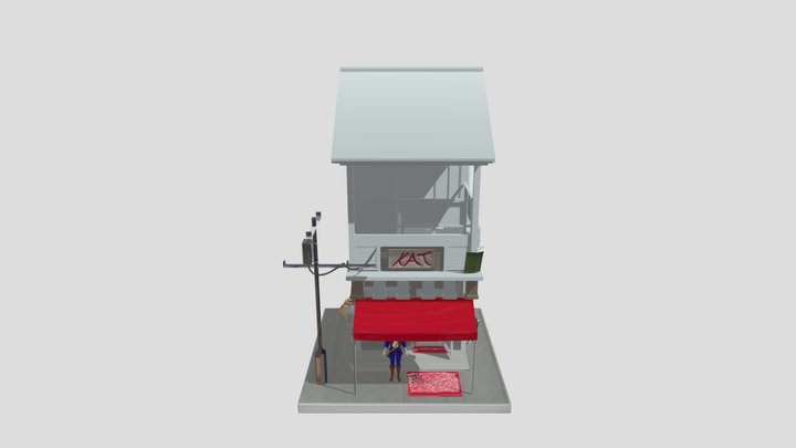 ShopHouse (Costume 2) 3D Model