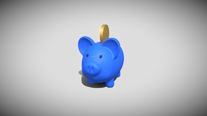 Piggy Bank 3D Model