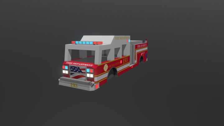 Rescue Pumper 3D Model