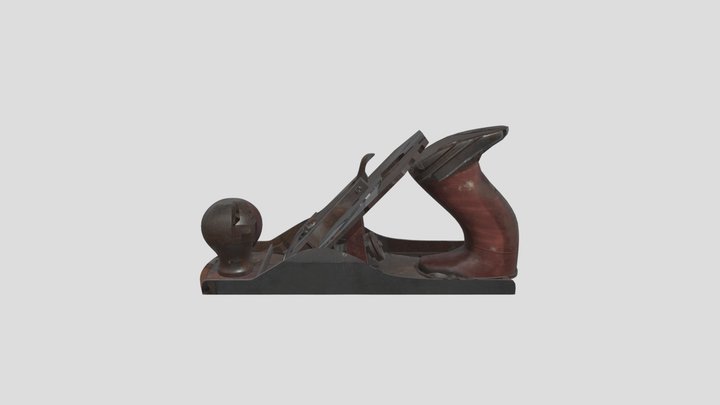 Wood Plane 3D Model