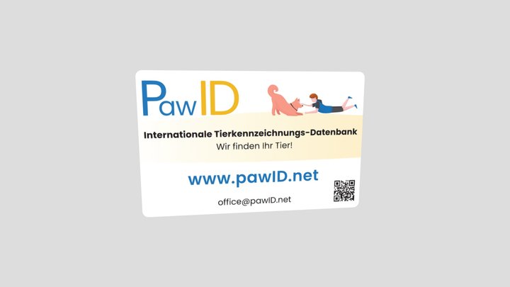 PawID Card neu 3D Model