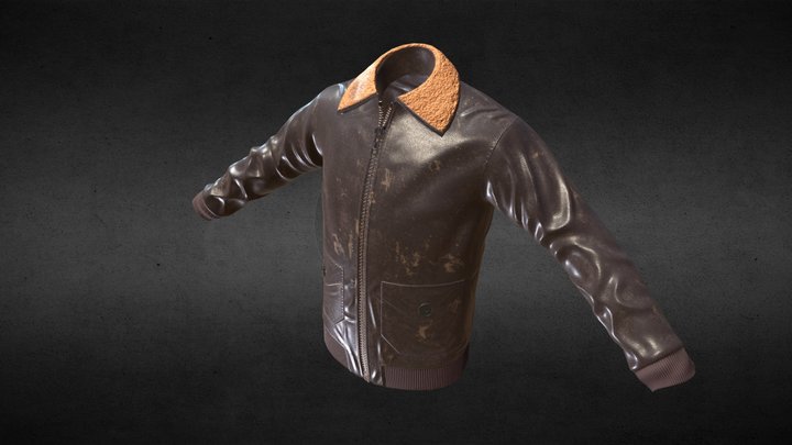 Leather Jacket 3D Model