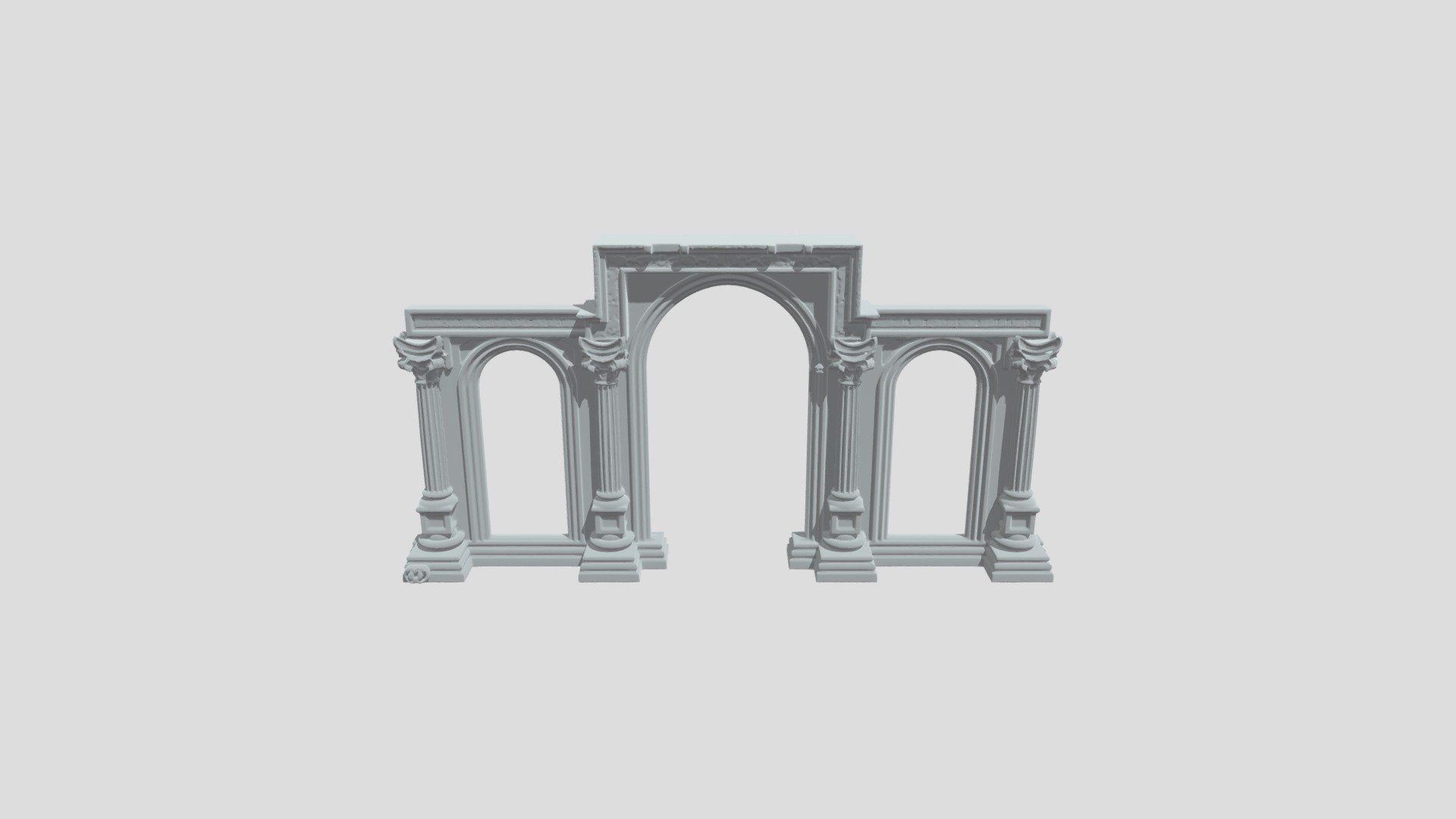 Grand Classical Archway - 3D model by agentmaya0019 [78bfe69] - Sketchfab