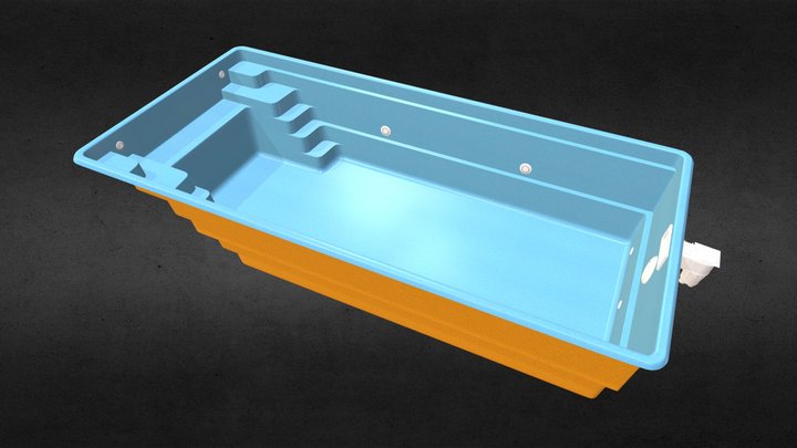 Bazén - Viktoria - detail 3D Model