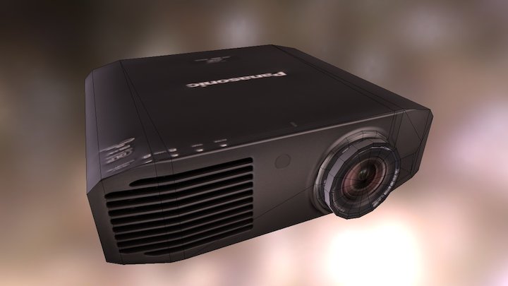 Panasonic PT-AE8000 Projector 3D Model