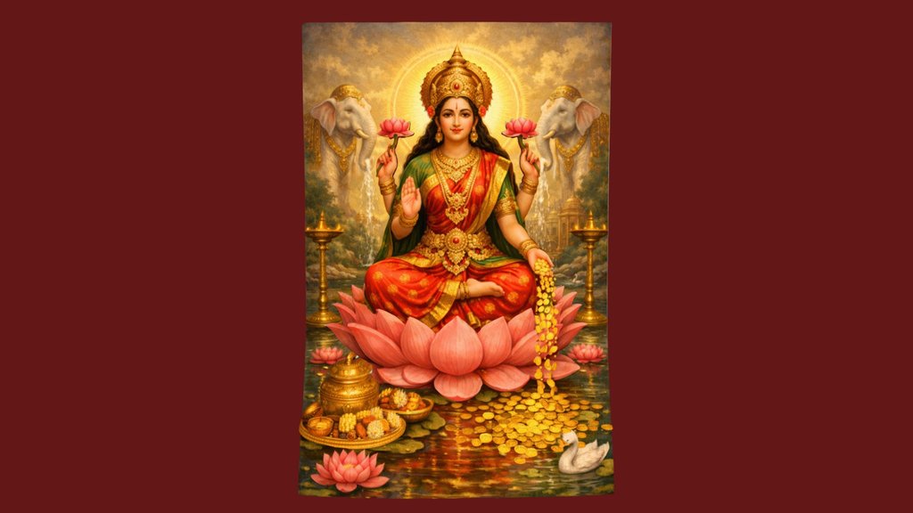 Maa Laksmhi With Background