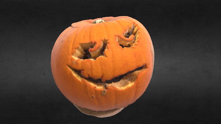 Pumpkin Carving - Photoscan 3D Model