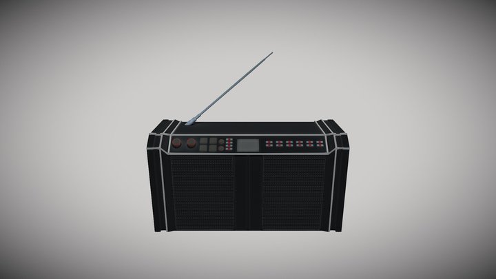 Radio – Kostenloses 3D-Modell STL