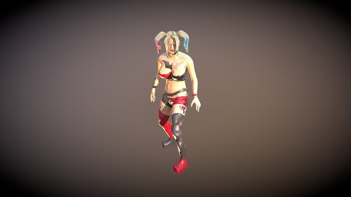Harley Quinn Idle 3D Model