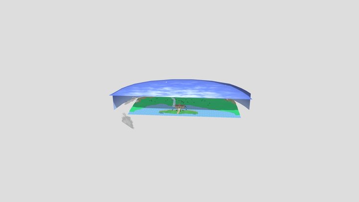 20th Century Fox logo in The Mushroom Kingdom Re – Free 3D Model STL
