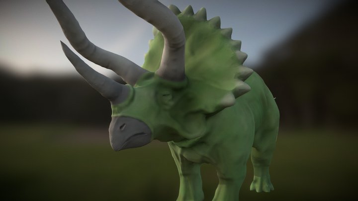 Triceratops 3D Model