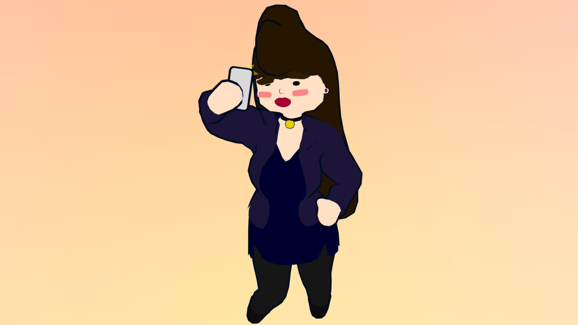 Woman Taking Selfie