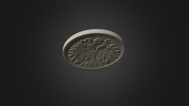 Old coin 3D Model