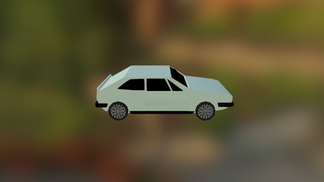 Lowpoly Car V6 3D Model