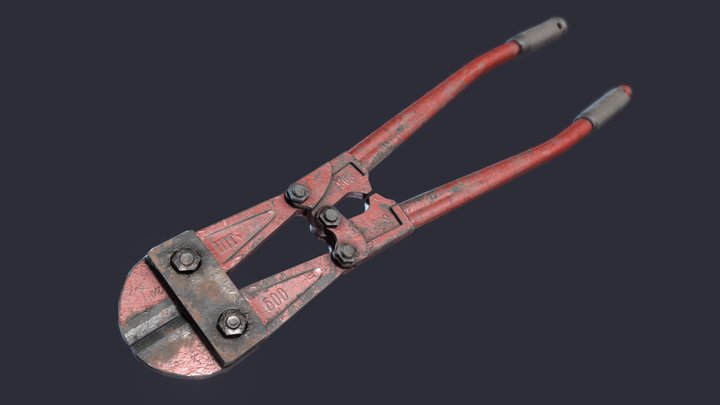 Game Asset Pipeline - HIT 600 Boltcutters 3D Model