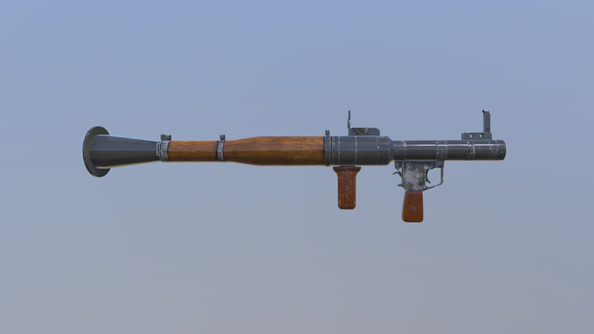 RPG7 Rocket Launcher 3D model by halloweeks [78c85c4] Sketchfab