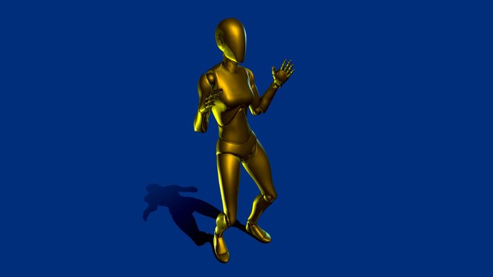 Dancing Female npc character Ue4 maniquin – Modèle 3D gratuit STL