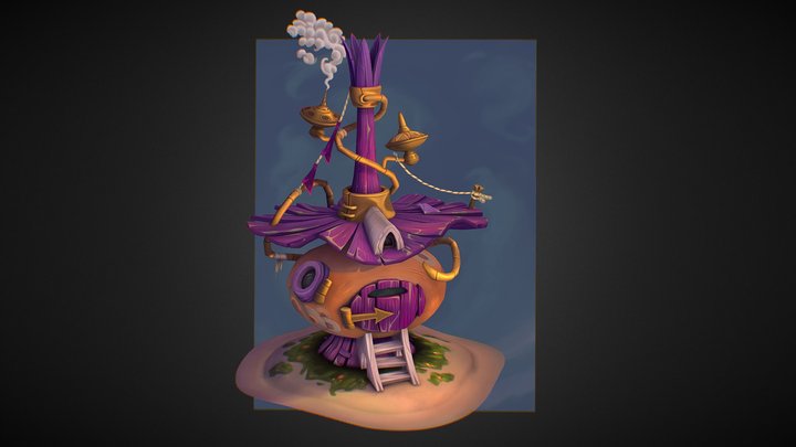 Violet house 3D Model