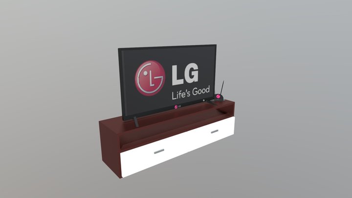 TV  LG 3D Model