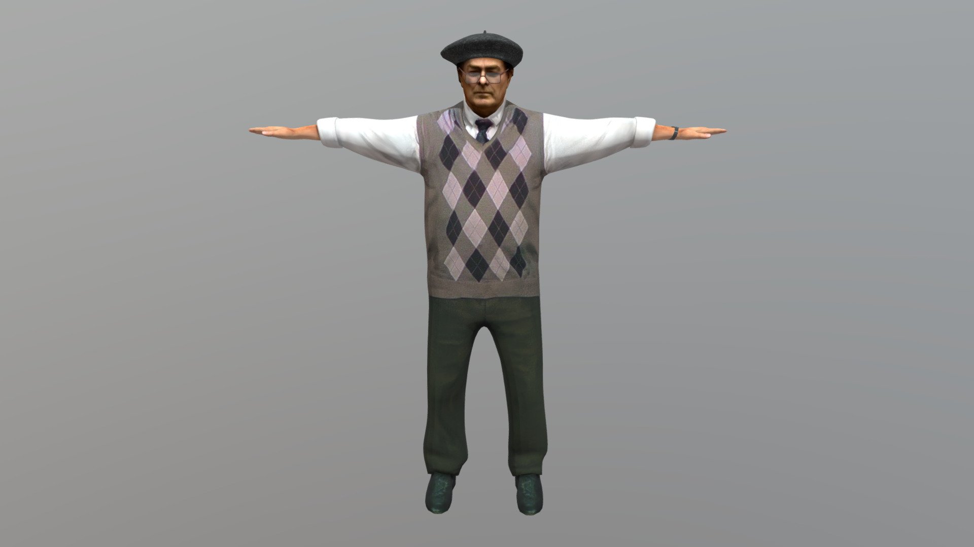 Man --Photogrammetry