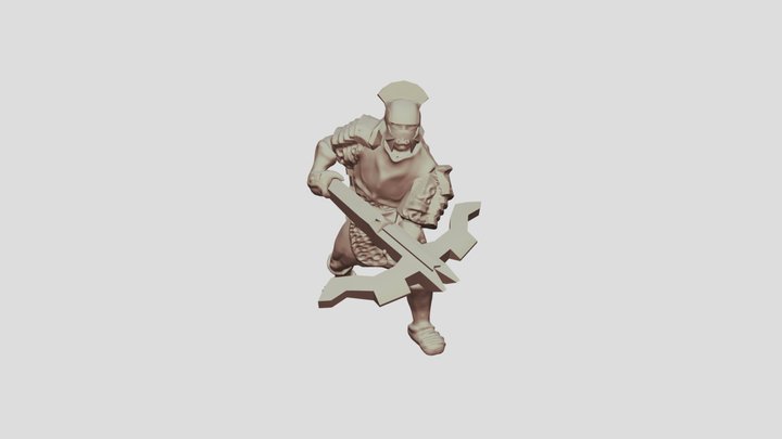 Lord of the Rings Uruk Hai Crossbow 1 3D Model