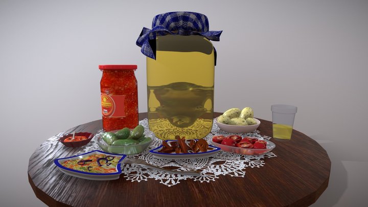 Snacks 3D Model