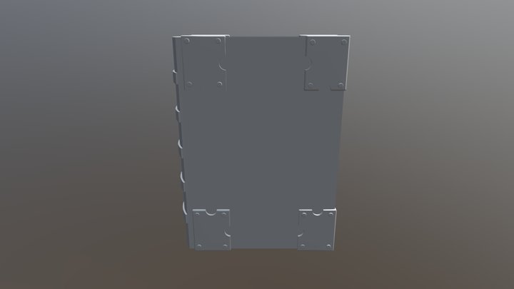 Textured Book Game Object 3D Model
