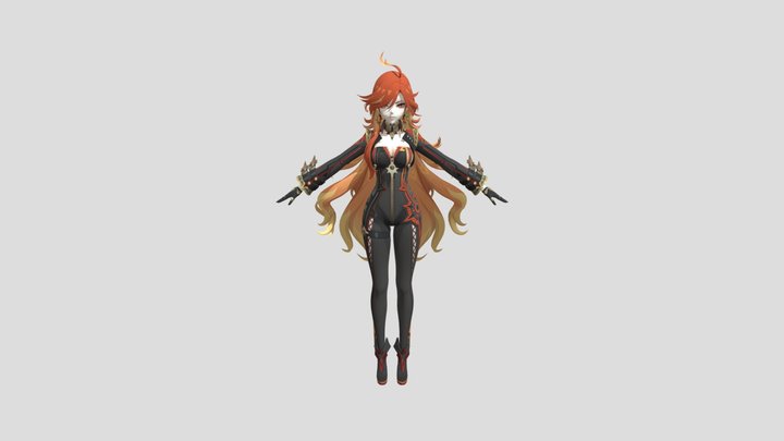 Mavuika Genshin Impact 3D Model 3D Model