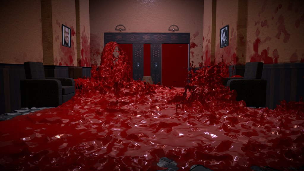The Shining elevator scene