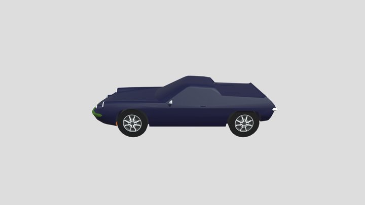 Lotus Europa Twin-Cam 1973 lowpoly 3D-printing