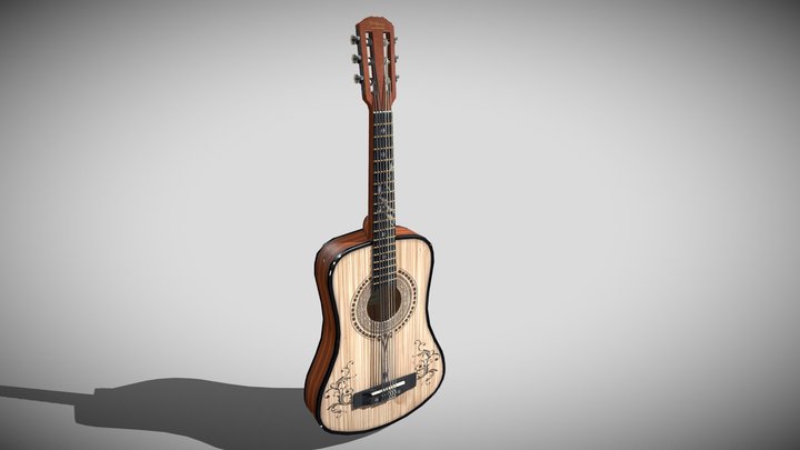 Guitar 3D Model