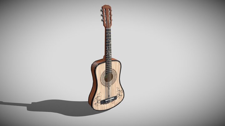 Guitar 3D Model