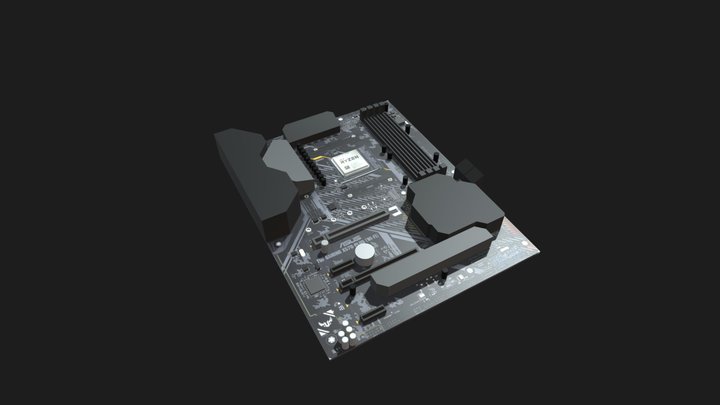 Mother Board 3D Model
