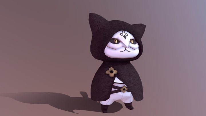 Nyasked Disciple- Great Ace Attorney 3D Model