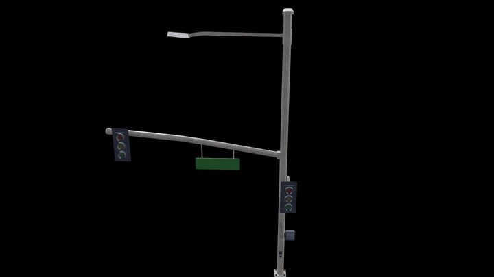 Traffic Light 3D Model