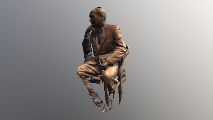 Mikhail Gorbachev Meeting Ronald Reagan Statue – Modelo 3D gratuito STL
