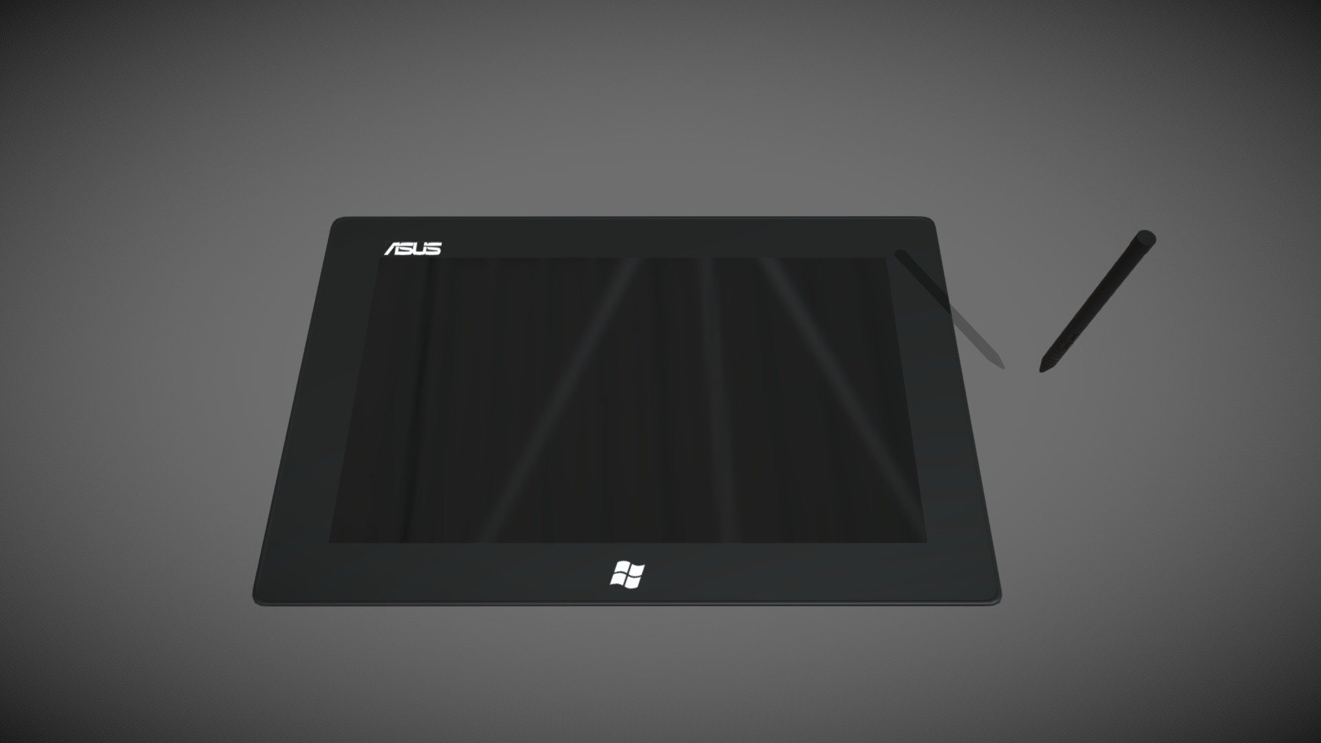 Asus Tablet and Stylus 3D model by The Learning Network