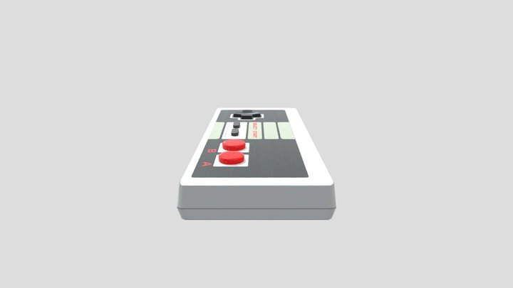 3D NES Controller Prop 3D Model