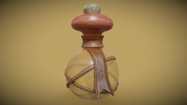 Stylized Potion 3D Model