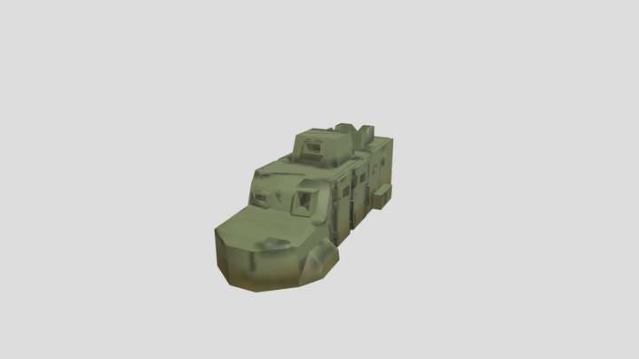 Monstruo blindado de cartel mexicano 3D Model