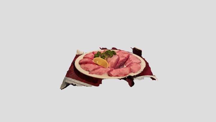 六本木焼き肉漢陽 牛タン 3D Model