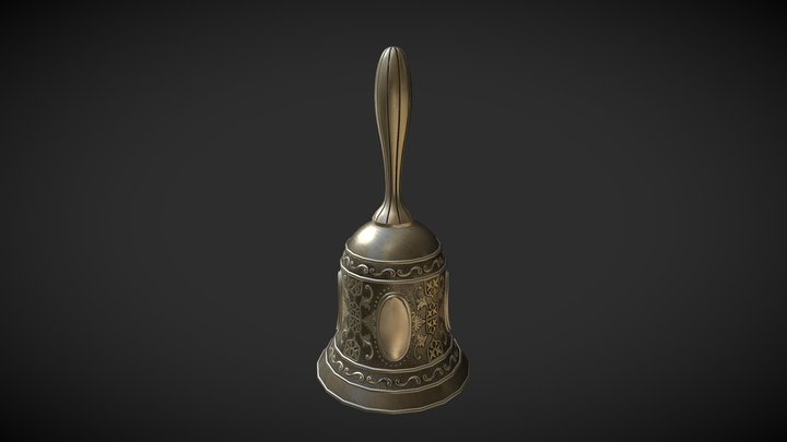 Hand Bell 3D Model