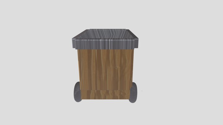 Minecart 3D Model