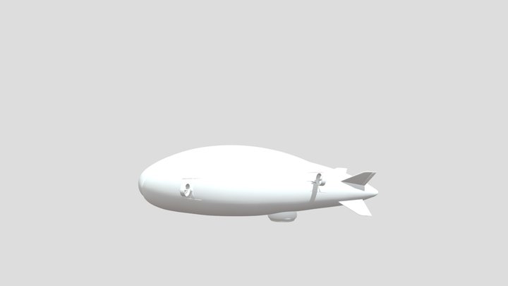 St Paul Airship 3D Model