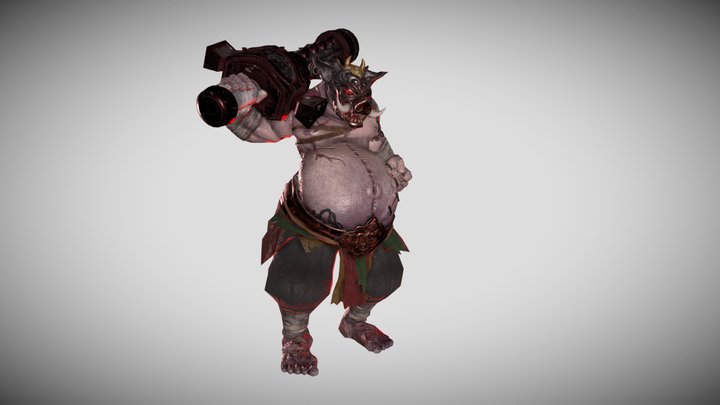 PigBoss 3D Model