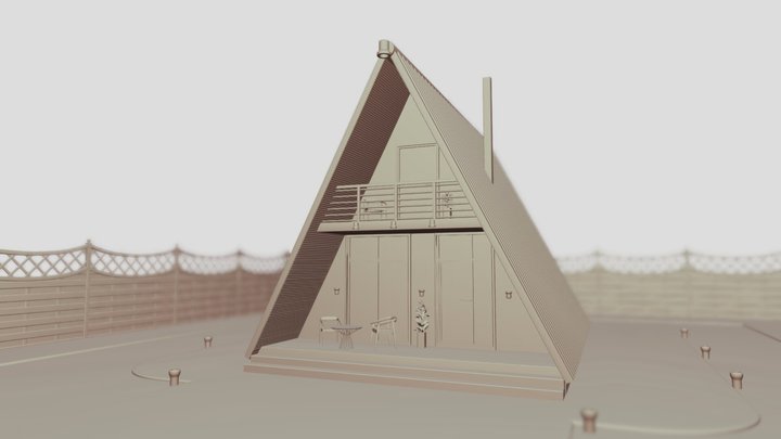 House Outside 3D Model