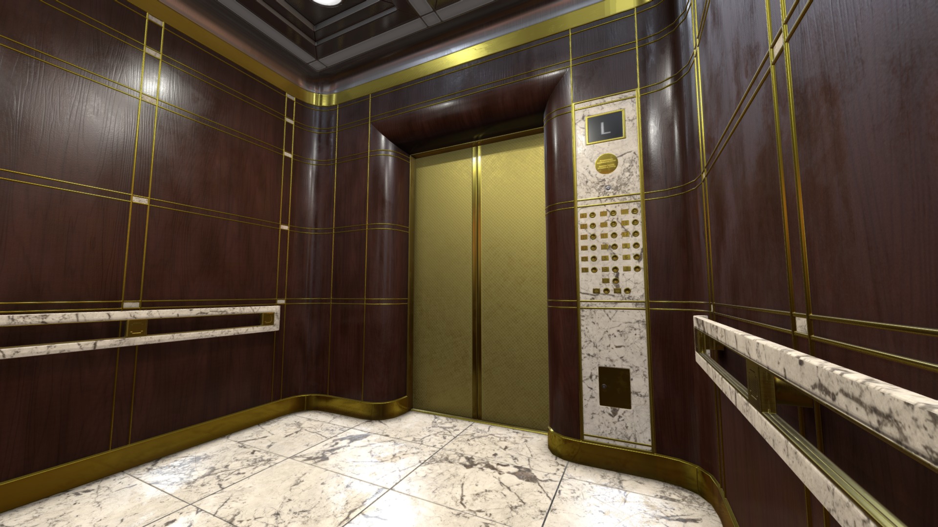 3D model Elegant Elevator